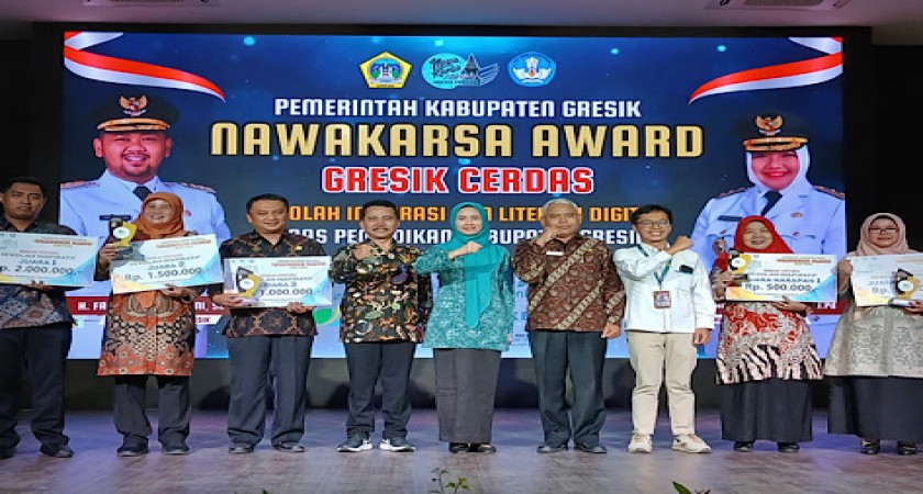 SMP Islamic Qon Jadi Satu-satunya Sekolah Swasta Peraih Predikat Sekolah Inspiratif di Gresik