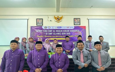 Kolaborasi Inspiratif: Study Tiru SMP Al Makin Krian Sidoarjo di SMP Islamic Qon