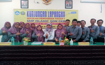 KUNJUNGAN FASILITATOR SEKOLAH PENGGERAK, Dr. WIDYA AYU PUSPITA, M.Kes.